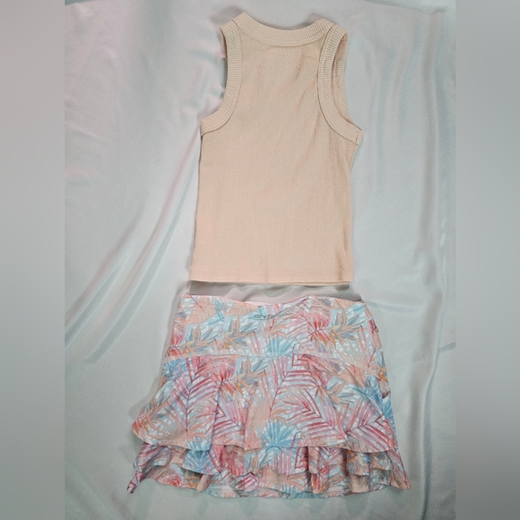 Girls Garb Performance Apparel Waterproof Skirt With Active Tank- Size 5/6 And 6 - Picture 11 of 12